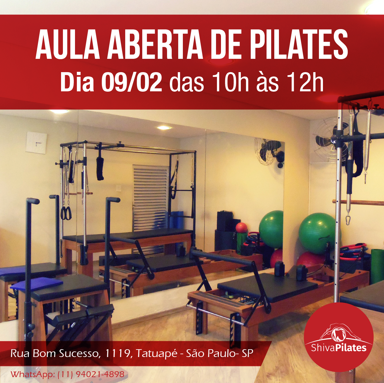 AULA ABERTA PILATES